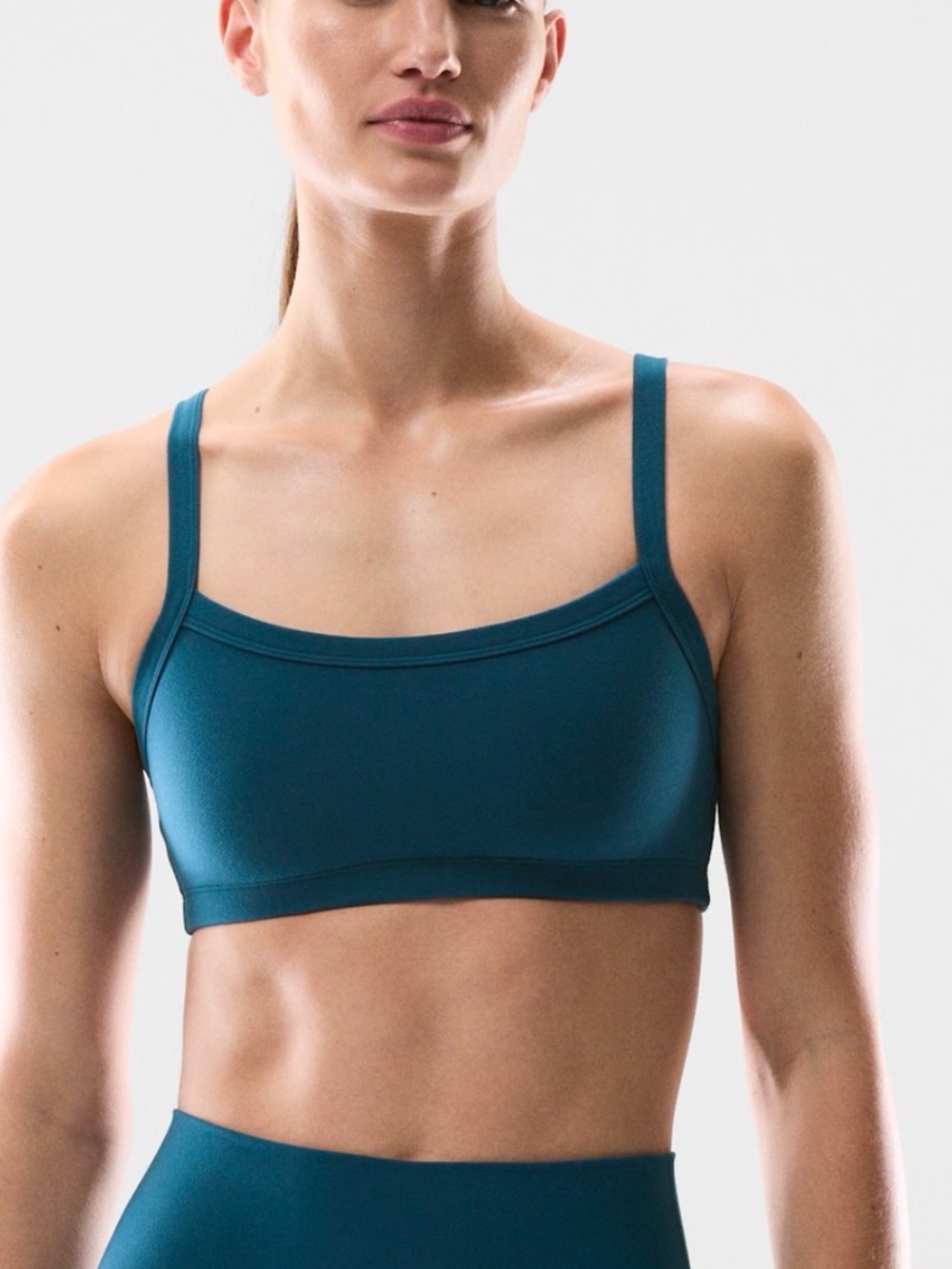Aritzia Butter Tumbler Bra Top Nocturnal Blue, size Medium